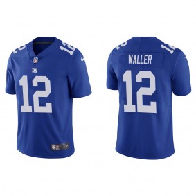 Men's Darren Waller New York Giants Blue Vapor Limited Jersey