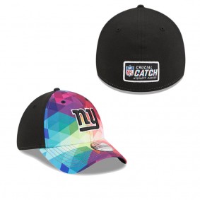 Men's New York Giants Pink 2023 NFL Crucial Catch 39THIRTY Flex Hat