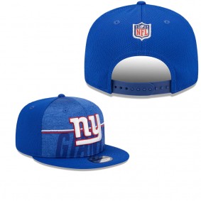 Men's New York Giants Royal 2023 NFL Training Camp 9FIFTY Snapback Hat
