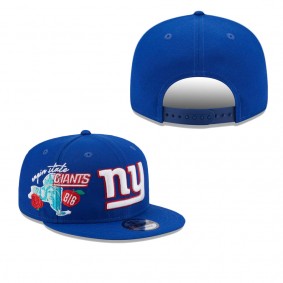Men's New York Giants Royal Icon 9FIFTY Snapback Hat
