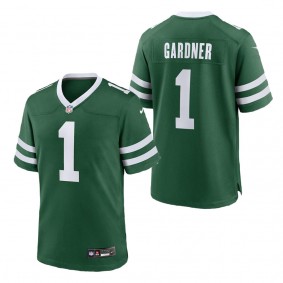 Men's New York Jets Ahmad Sauce Gardner Legacy Green Game Jersey
