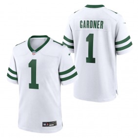 Men's New York Jets Ahmad Sauce Gardner White Legacy Player Game Jersey