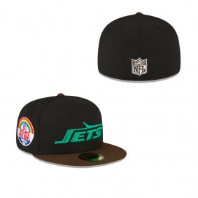 New York Jets Black Walnut 59FIFTY Fitted Hat
