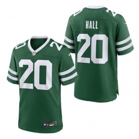 Men's New York Jets Breece Hall Legacy Green Game Jersey