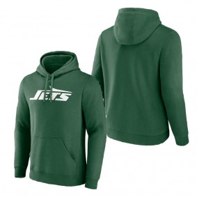 Men's New York Jets Green Primary Logo Pullover Hoodie