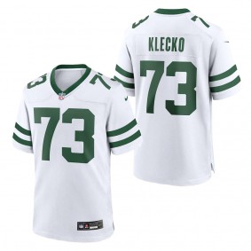 Men's New York Jets Joe Klecko White Legacy Retired Player Game Jersey