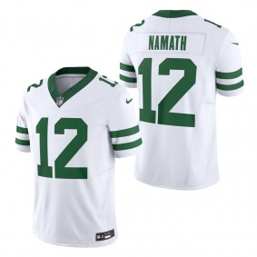 Men's New York Jets Joe Namath Legacy White Vapor F.U.S.E. Limited Jersey