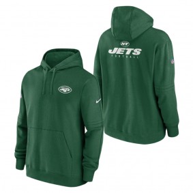 Men's New York Jets Nike Green Sideline Club Fleece Pullover Hoodie