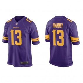 Men's N'Keal Harry Vikings Purple Alternate Game Jersey