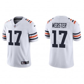 Men's Chicago Bears Nsimba Webster White Classic Limited Jersey