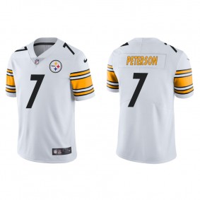 Men's Pittsburgh Steelers Patrick Peterson White Vapor Limited Jersey