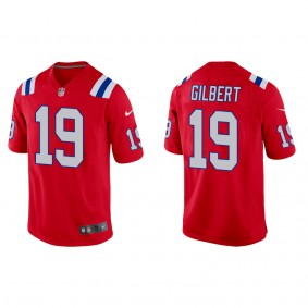 Men's New England Patriots Garrett Gilbert Red Alternate Game Jersey