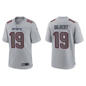 Men's New England Patriots Garrett Gilbert Gray Atmosphere Fashion Game Jersey