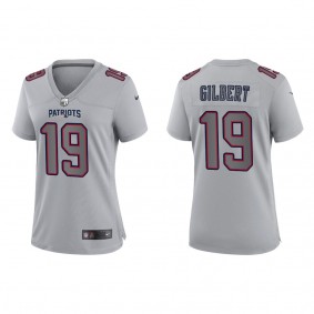 Women's New England Patriots Garrett Gilbert Gray Atmosphere Fashion Game Jersey