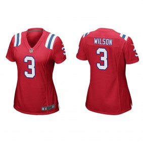 Women's New England Patriots Mack Wilson Red Game Jersey