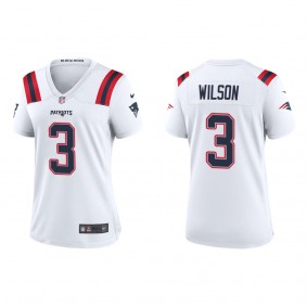 Women's New England Patriots Mack Wilson White Game Jersey
