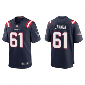 Men's New England Patriots Marcus Cannon Navy Game Jersey
