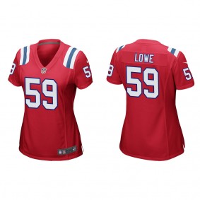 Women's New England Patriots Vederian Lowe Red Game Jersey