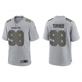 Payton Turner New Orleans Saints Gray Atmosphere Fashion Game Jersey