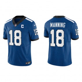 Peyton Manning Indianapolis Colts Royal Indiana Nights Alternate Vapor F.U.S.E. Limited Jersey