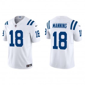 Men's Indianapolis Colts Peyton Manning White Vapor F.U.S.E. Limited Jersey