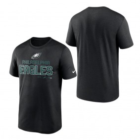 Men's Philadelphia Eagles Nike Black Legend Community Performance T-Shirt