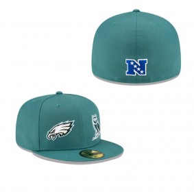 Men's Philadelphia Eagles Midnight Green OVO x NFL 59FIFTY Fitted Hat