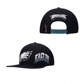 Men's Philadelphia Eagles Pro Standard Black Hometown Snapback Hat