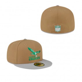 Philadelphia Eagles Throwback 59FIFTY Fitted Hat