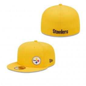 Men's Pittsburgh Steelers Gold Flawless 59FIFTY fitted hat