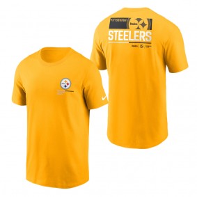 Men's Pittsburgh Steelers Gold Team Incline T-Shirt
