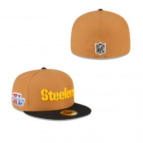 Pittsburgh Steelers Light Bronze 59FIFTY Fitted Hat