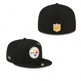 Men's Pittsburgh Steelers x Paper Planes Black 59FIFTY Fitted Hat