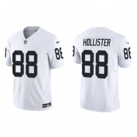 Men's Las Vegas Raiders Jacob Hollister White Vapor F.U.S.E. Limited Jersey