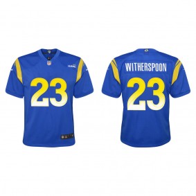 Youth Los Angeles Rams Ahkello Witherspoon Royal Game Jersey
