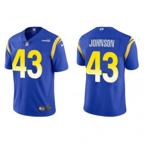 Men's Los Angeles Rams John Johnson Royal Vapor Limited Jersey