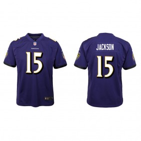 Youth Baltimore Ravens DeSean Jackson Purple Game Jersey