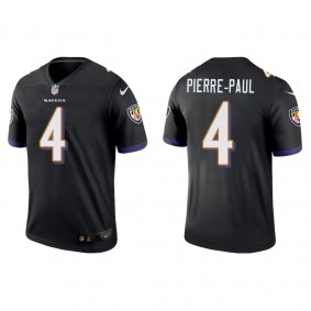 Men's Baltimore Ravens Jason Pierre-Paul Black Legend Jersey