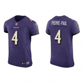 Men's Baltimore Ravens Jason Pierre-Paul Purple Vapor Elite Jersey