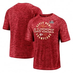 Men's Kansas City Chiefs Red Super Bowl LVIII Champions Athletic Build T-Shirt