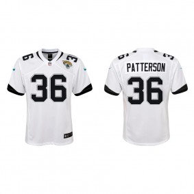 Youth Jacksonville Jaguars Riley Patterson White Game Jersey