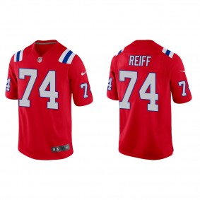Men's Riley Reiff New England Patriots Red Alternate Game Jersey