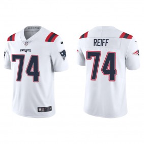 Men's Riley Reiff New England Patriots White Vapor Limited Jersey