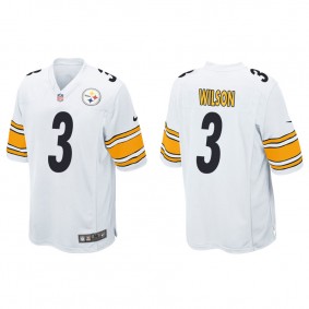 Men's Pittsburgh Steelers Russell Wilson White Game Jersey