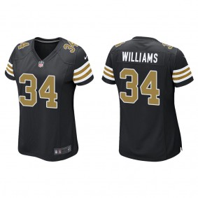 Women's New Orleans Saints Darrel Williams Black Alternate Game Jersey