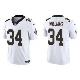 Men's New Orleans Saints Darrel Williams White Vapor F.U.S.E. Limited Jersey