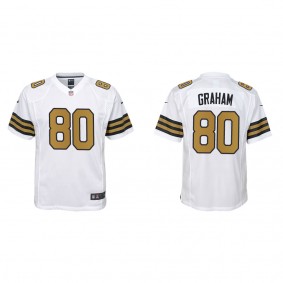 Youth New Orleans Saints Jimmy Graham White Alternate Game Jersey
