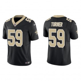 Men's New Orleans Saints Trai Turner Black Vapor F.U.S.E. Limited Jersey