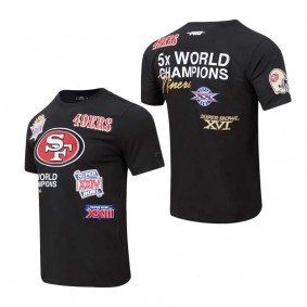 Men's San Francisco 49ers Pro Standard Black Championship T-Shirt