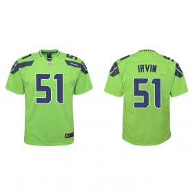 Youth Seattle Seahawks Bruce Irvin Green Alternate Game Jersey